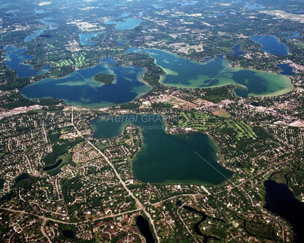 Oakland County Lakes in Oakland County, Michigan